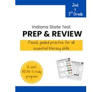 IREAD-3 Reading Practice Workbook: Daily Skill Review for 3rd Grade Students Preparing for the Indiana Reading Test