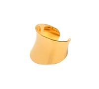 IREAKZGN Anillo dividido de acero inoxidable con textura geométrica para mujer, accesorios de regalo de fiesta, 1 unidad