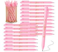 Ireer 36 bolígrafos de baby shower con texto en inglés "God Bless You", bolígrafos cristianos retráctiles de tinta negra, bolígrafos religiosos, regalos de iglesia, baby shower, regalos para