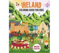 Ireland Coloring Book for kids with facts