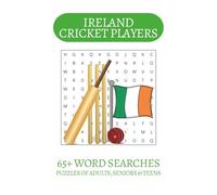 Ireland Cricket Players Word Search Puzzle Book: Word Searches with Easy to Read Print about Irish Cricketers, Ireland, Cricket and more | 6x9 inches| ... . Gift for Vacations, Holiday and Free Times