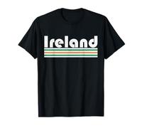 Ireland Irish Flag Retro Vintage Country Home Souvenir Gift Camiseta