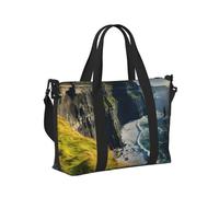 Ireland Outdoors - Bolsa de mano de viaje con estampado de Clare The Cliffs para mujeres y hombres, para gimnasio, fin de semana, vacaciones, playa, uso diario