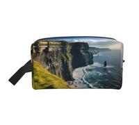 Ireland Outdoors - Bolsa organizadora de viaje con estampado de Clare The Cliffs, bolsa de aseo para hombres y mujeres, para viajes, gimnasio, uso diario