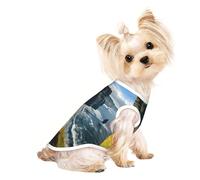 Ireland Outdoors - Camiseta elástica para perros con estampado de Clare The Cliffs del condado de Clare The Cliffs, camiseta elástica para perros y gatos