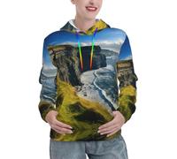 Ireland Outdoors County Clare The Cliffs - Sudadera con capucha para mujer | Sudadera con capucha para mujer, de manga larga, con bolsillo, cómoda, de gran tamaño, para otoño, ropa de mujer