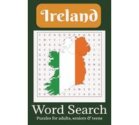 Ireland Search Puzzle Book: Word Searches with Easy to Read Print about all things Irish and More 6x9 inches, 110 pages 50+ Puzzles...Gift for vacations, holidays and Free times