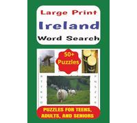 Ireland Word Search Book: Easy to Read Word Search Puzzle Book about Ireland, including Cities, Towns, and Items associated with Ireland | LARGE ... 50+ Puzzles... Gift for Ireland Enthusiasts