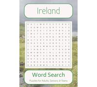 Ireland Word Search Book: Word Searches with Easy to Read Print about Ireland’s Cities, Landmarks, Culture and More | 6x9 inches, 120 pages | 50+ Puzzles... Gift for Vacations, Holidays, and Pastime