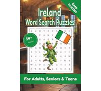 Ireland Word Search Puzzle: 50+ Puzzles Word Search Easy to Read about Ireland and More | 6x9 inches, 110 pages | Gift for Ireland, Countries & Traveling Lover