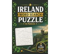 Ireland Word Search Puzzle: 55 Puzzles Word Search about Ireland and More | 6x9 inches, 110 pages | Gift for Ireland, Countries & Traveling Lover