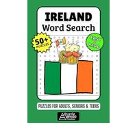 Ireland Word Search Puzzle Book: 50+ Fun & Easy-to-Read Irish Puzzles Exploring Celtic Culture, Castles & The Emerald Isle, Gift for Ireland Lovers & Travelers, Adults, Seniors & Teens