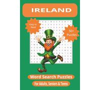 Ireland Word Search Puzzle Book: For Adults, Seniors & Teens