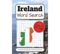 Ireland word search puzzle book: Word Searches with Easy to Read Print about Famous Landmarks, Historic sites, Folklore and More | 6x9 inches, 110 ... Gift for Vacations, Holidays and Free Times