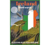 Ireland Word Search Puzzle Book: Word Searches with Easy to Read Print about Ireland | 6x9 inches, 110 pages | 50+ puzzles ... Gift for Vacations, Holidays and Free Times