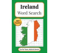 Ireland Word Search Puzzle Book: Word Searches with Easy to Read Print about Ireland, Irish, Gaelic and More | 6x9 inches, 110 pages | 50+ Puzzles ... Gift for Vacations, Holidays and Free Times