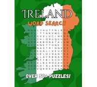 Ireland Word Search: Word Search Puzzle Easy to Read Print with Irish Words, Culture, and More | 8.5x11 inches, 110 Pages | 50+ Puzzles... Gift for Vacations, Holidays and Free Time