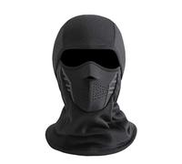 IRELIA Invierno a prueba de viento de lana máscara de esquí pasamontañas casco motocicleta máscara térmica bandanas, Negro, talla única