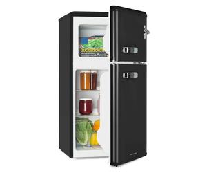 Irene 84.5cm 86L Frigorífico Combi Retro Negro