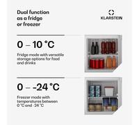 Irene Retro frigorífico/congelador | 31 litros | compacto | congelador y frigorífico en uno | económico