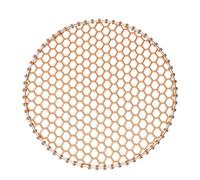 IRFHDCX Barbacoa Portatil Diameter Round Barbecue Wire Grill Mesh Net | 24.5-33CM With Handle For Picnic Tools Camping Charcoal BBQ(32X32CM Handle)
