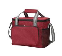 IRFHDCX Bolsa Termica Porta Alimentos Bolsa de aislamiento térmico, tela Oxford gruesa for exteriores, bolsa almuerzo portátil térmica y fría gran capacidad(Wine Red)