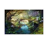 IRFHDCX Fondo Acuario Etiqueta engomada del Fondo Acuario 3D | Póster De País De Las Hadas De Fantasía, Pintura, Papel Pintado, Fondo De Tanque De Peces(WHITE,30x61cm)