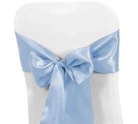 IRFHDCX Genérico Chair Bow Sash 10/50 Uds. Cinta for Silla de satén, Cubierta con Lazo, Cintas for Boda, Banquete, Fiesta, Evento, decoración for Ceremonia graduación(Color 12,50pcs)