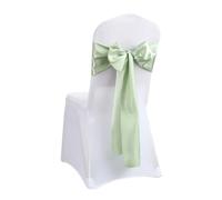 IRFHDCX Genérico Chair Bow Sash 10/50 Uds. Cinta for Silla de satén, Cubierta con Lazo, Cintas for Boda, Banquete, Fiesta, Evento, decoración for Ceremonia graduación(Green 3,10 pcs)