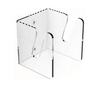 IRFHDCX Soporte Skate Pared Soporte de pie for exhibición, Placa Deslizante, Gancho for Colgar, Soporte, Colgador, Estante Pared for monopatín(Transparent)