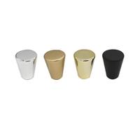 IRFHDCX Tiradores Armarios Cajón de perillas gabinete Color negro mate cobre 4 piezas, adecuado for armarios con cajones(Brushed Nickel)