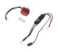 Irfora 2500KV Alto Torsión Motor RC, Controlador ESC 30A | Configuraciones personalizadas disponibles, Respuesta precisa del acelerador, Ajuste universal para juguetes RC, Cableado