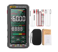 Irfora 683 6000 Cuentas Gran Multimetro Digital de Pantalla Táctil Inteligente Anti-Quemadura Recargable Medidor Universal Inverso de CA Display NCV con Linterna para Voltaje, Corriente, Resistencia,