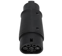 Irfora Adaptador EV 16A 32A, Convertidor de Carga EV Tipo 1 a Tipo 2, Protección IP54 240V 7.2KW, Material Termoplástico, UL94-V-0, -30°C-+50°C, Adecuado para la Mayoría de los