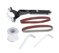 Irfora Amoladora angular, máquina de cinta de arena modificada, carpintería, máquina de cinta de arena, herramienta de modificación multiusos, adecuada para amoladora angular modelo 100 125
