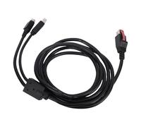 Irfora Cable de Datos de Impresora Macho USB 2.0 B Alimentación 24 V, Portátil y Liviano para Material Escaneo Rápido Códigos Barras PVCS 5.9 Pies