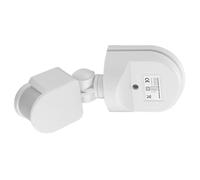 Irfora Detector de Infrarrojos, Interruptor de Sensor de Movimiento, Cuerpo PIR Ajustable, Control de Bombilla LED, Ahorro de Energía para Uso en Exteriores en Jardín, Resistente Al (Blanca)