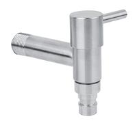 Irfora Grifo Montado en la Pared de Acero Inoxidable, Piscina G1/2 de la Piscina Mapacada para Lavadora, Manija Elegante con Flujo de Agua Lisa, Diseño de Rosca Ajustada, Perfecta para