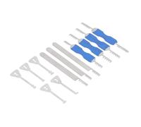 Irfora Juego de Herramientas de Selección de Peine de Acero Inoxidable de 7 Tamaños con Kit de Reparación de Emergencia de 5 Piezas, Compacto y Portátil para Bomberos, Personal de