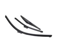 Irfora Juego de Limpiaparabrisas Delantero Trasero, Repuesto de Cepillos de Lluvia de Goma Suave LHD para 500 500C 500L 2009 a 2023, Garantiza una Visión Clara, Resistente a las