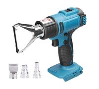 Irfora Máquina de Aire Caliente de Mano inalámbrica Equipo de calefacción Recargable de Litio Temperaturas Herramienta eléctrica Ajustable con 2 boquillas Compatible con batería de Litio Makita 18V