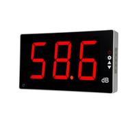 Irfora Medidor de nivel de sonido con pantalla LCD grande, medidor digital de nivel de sonido, medidor de ruido digital, medidor de control de decibelios, medidor de nivel de ruido, rango de medición