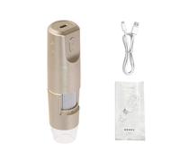 Irfora Microscopio Digital USB de Mano WiFi 1600X para Teléfono, Computadora, Tableta, Cámara de Inspección 1080P para Inspecciones Profesionales y Exploración Pasatiempos