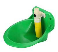 Irfora Preciso Oveja Cuenco de Agua Taza de Plástico Duradera Bebedero con Válvula Táctil para Animales Granja Mascotas, 7,5 X 7,1 X 5, Pulgadas (Recipiente plástico para líquido amniótico)
