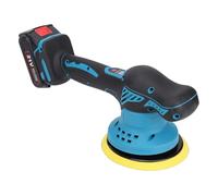 Irfora Pulidora Eléctrica Inalámbrica para Coche, Máquina Pulidora Automática Multifuncional de 21V para Carpintería, Pulido de Metales, Restauración Muebles, (Enchufe europeo 100 a 240 V.)