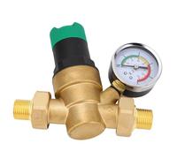 Irfora Reductor de Presión de Agua Regulador de Presión de Agua de Latón Ajustable con un Dial Preciso para RV, Grifos, Calentadores de Agua de Gas sin Tanque, (1/2 pulgada (DN15))