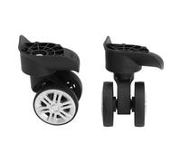 Irfora Ruedas para Equipaje, Material ABS, Diseño Amortiguador | Ajuste universal, fácil instalación, resistente al desgaste, movimiento silencioso, compatible con la mayoría de los casos.