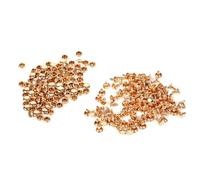 Irfora Tachuelas de Doble Cabeza, 100 Juegos de Clavos Hierro 8 Mm (Gold)