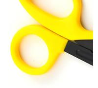 Irfora Tijeras para Vendajes de Acero Inoxidable, Fáciles de Limpiar y Usar con Hoja Dentada Afilada, Tijeras para Lona, para Cortar Gasa, Vendajes y Lana (Amarillo)