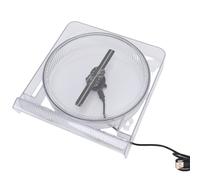 Irfora Ventilador de Holograma 3D, Experiencia Visual de Alta Resolución, Pantalla LED para Tienda, Fiesta, ABS, 5,5 Pulgadas, 1 Ventilador